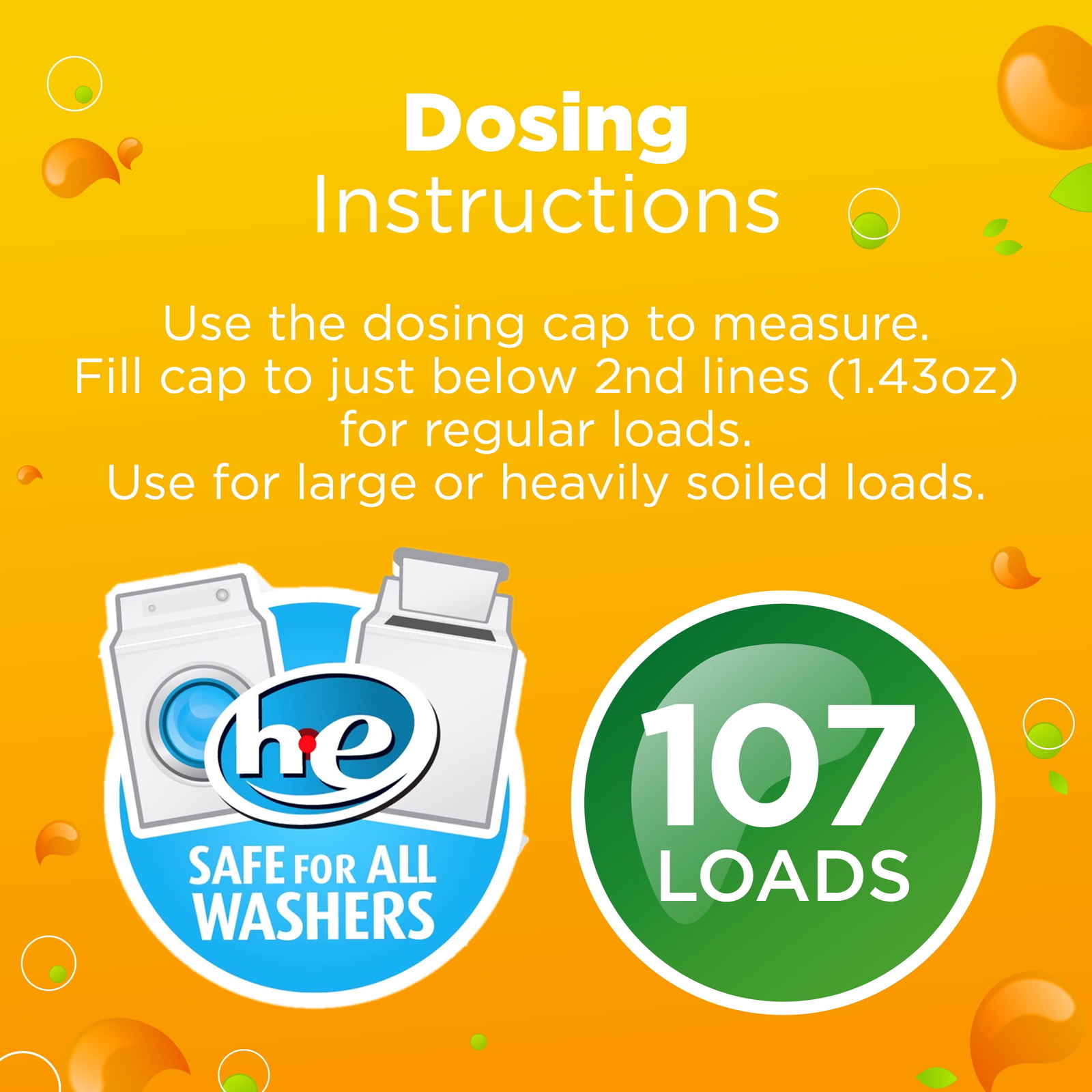 Ultimate Fresh Laundry Detergent, Original Clean, 154 fl oz, 107 Loads
