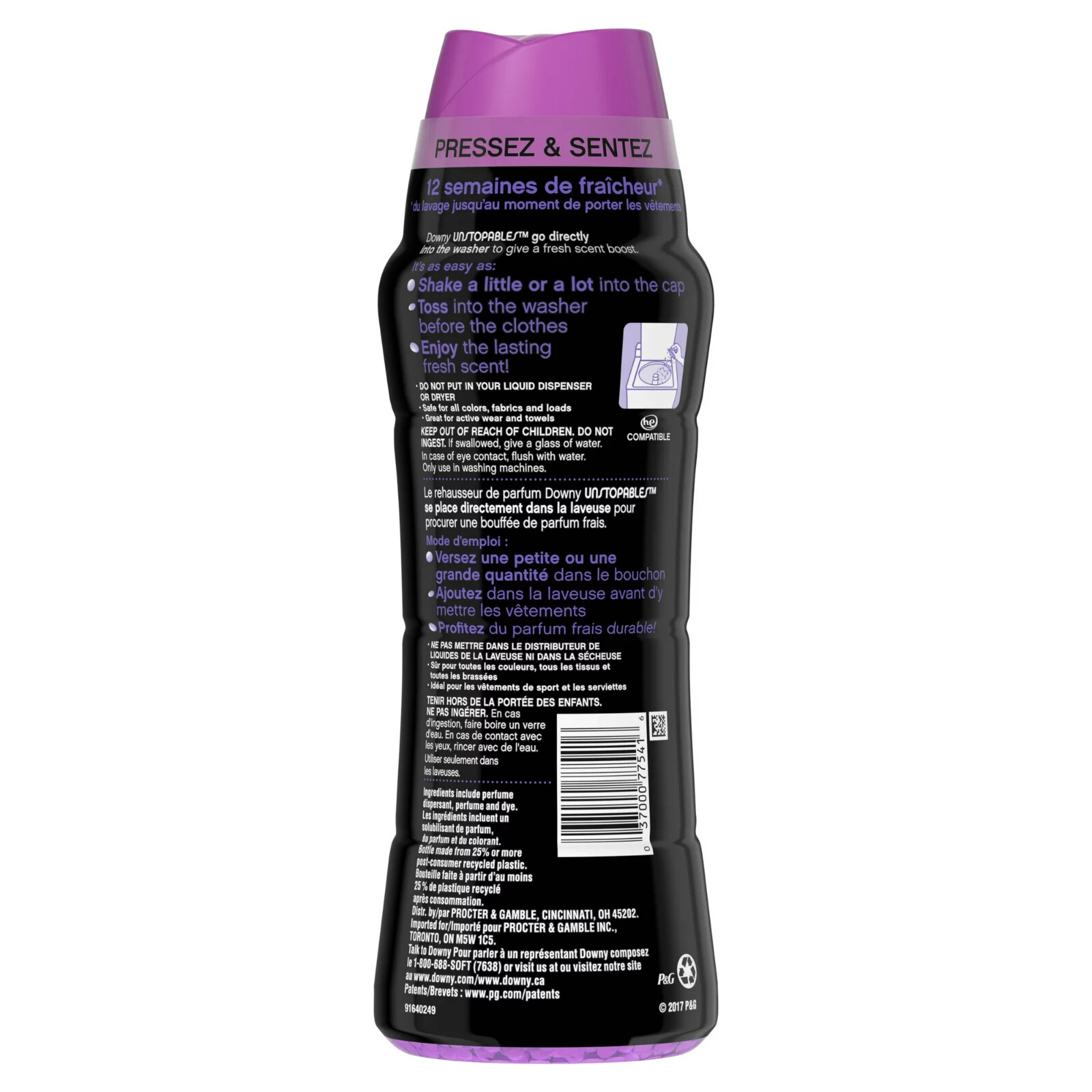 “Downy Unstopable In-Wash Scent Booster Beads Lush 20.1 Ounce