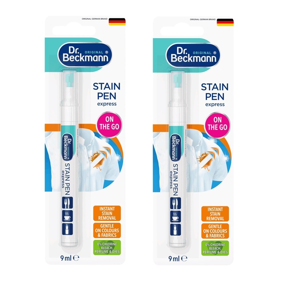 2 x Pens Dr. Beckmann Stain Pen express Instant stain removal On the go 9ml