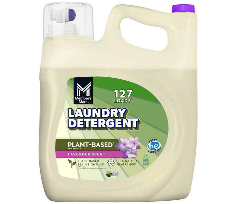 Member’s Mark Plant Based Liquid Laundry Detergent Lavender 196 oz 127 Loads