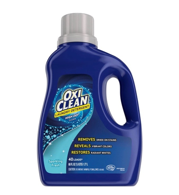 OxiClean High Def Sparkling Fresh Liquid Laundry Detergent, 60 oz.