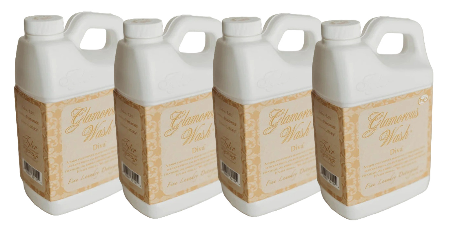 TYLER Glamorous Wash, Diva, 32 Fl Oz. – 4 Pack