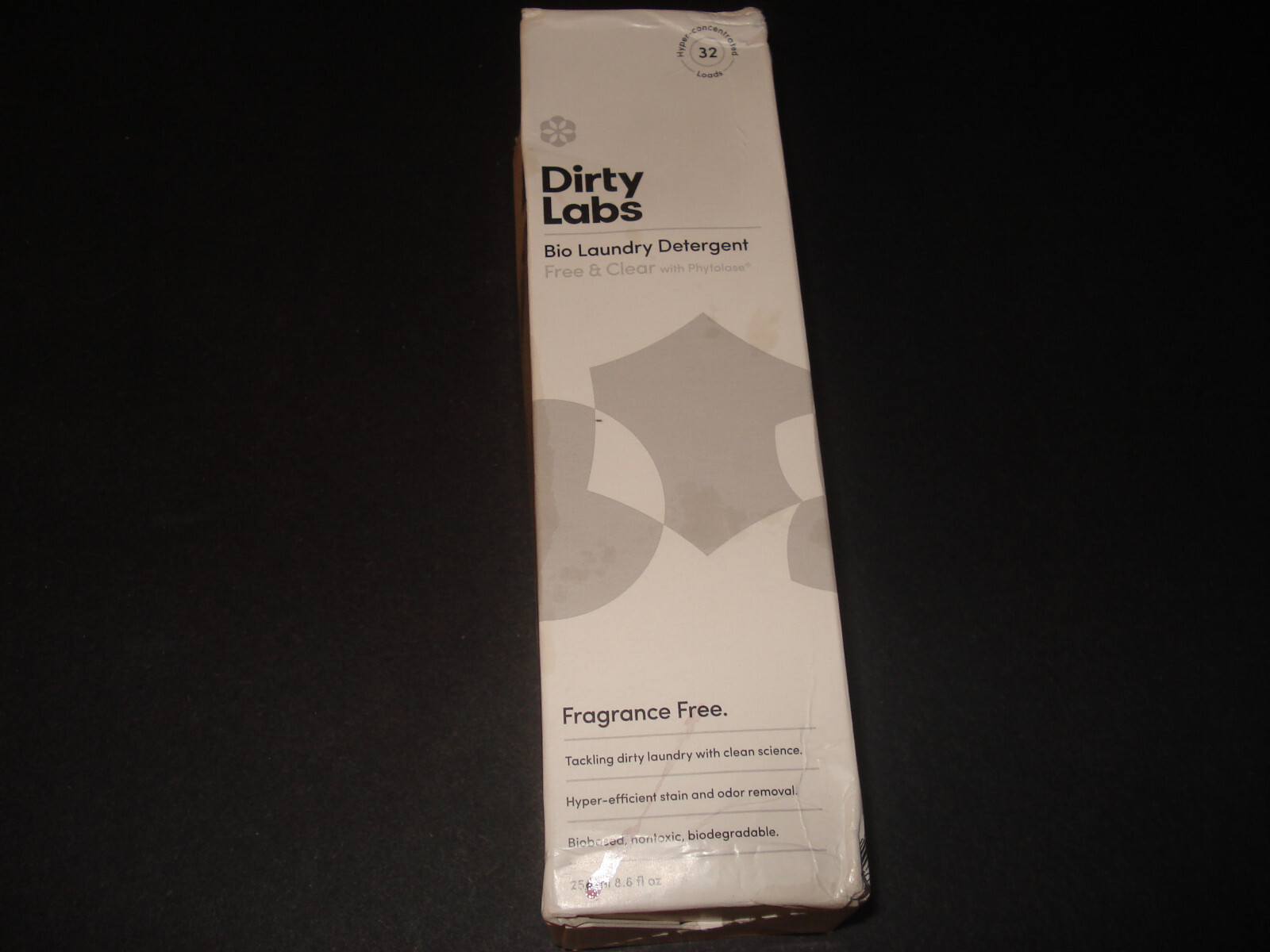 Dirty Labs Bio Laundry Detergent Liquid Fragrance Free 32 Loads 8.6 fl NIB