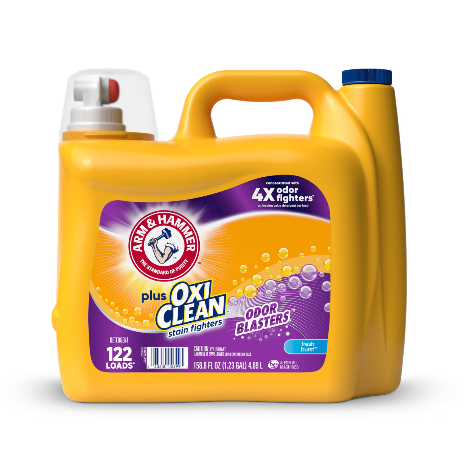 Arm & Hammer OxiClean Odor Blasters Fresh Burst Liquid Detergent 158oz, 3 Pack