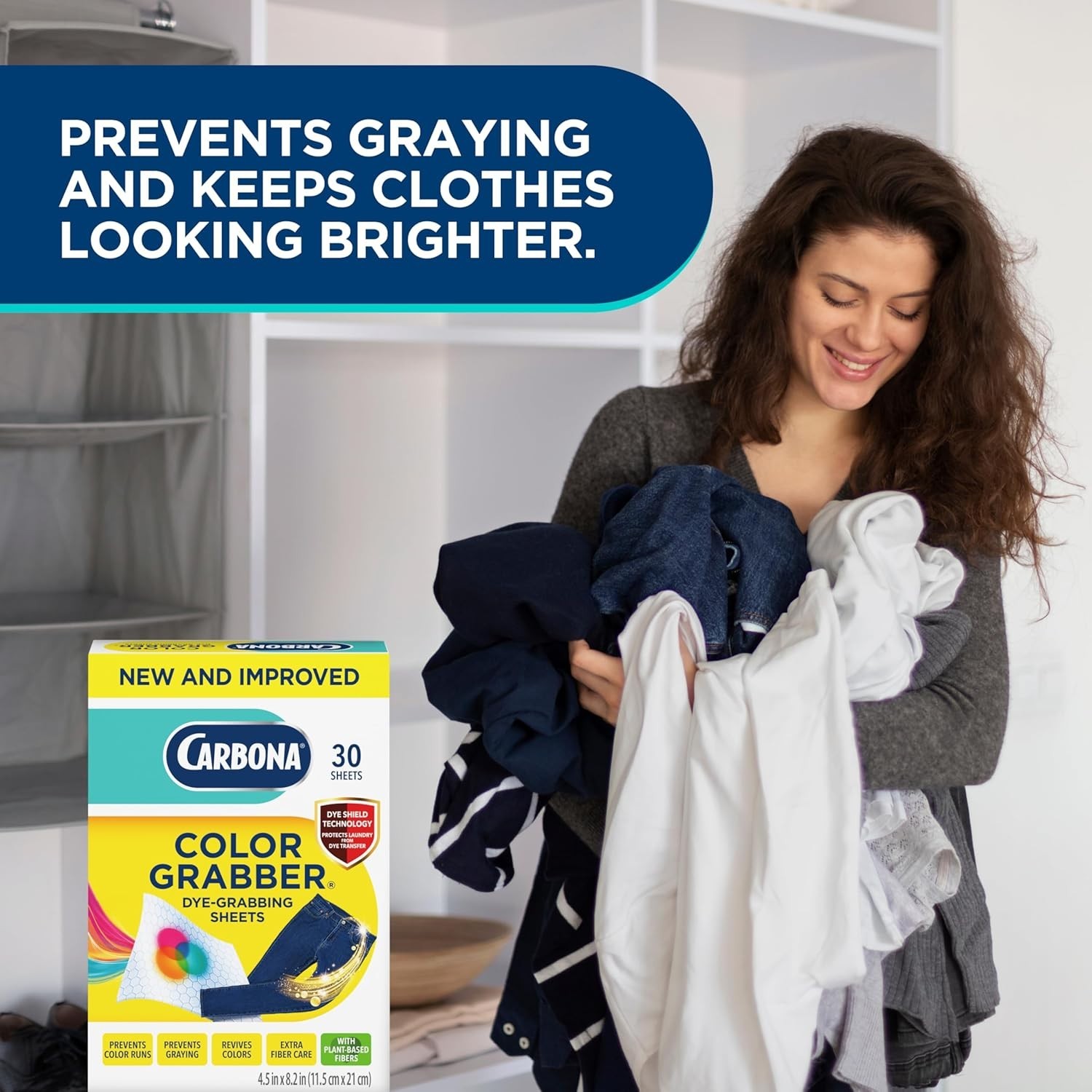 Color Grabber 30 Sheets, Prevents Color Runs & Dye Transfer in Mixed Loads, H…