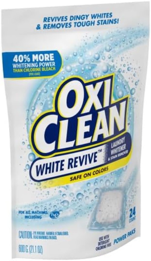 White Revive Laundry Pods – Chlorine-Free Whitener for Brighter, Vibrant Colors