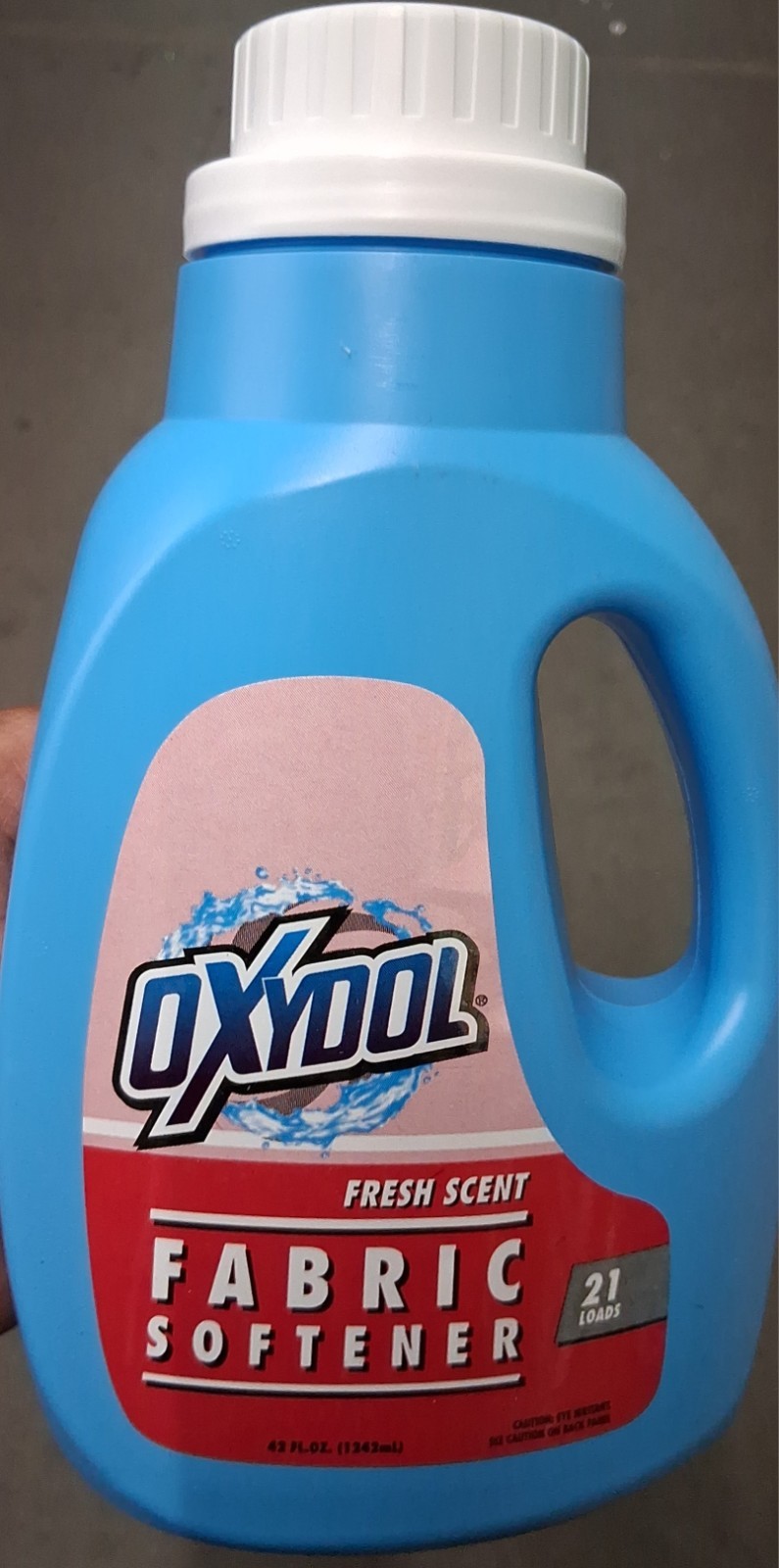 Oxydol Fabric Softener Fresh Scent Liquid 21 Loads