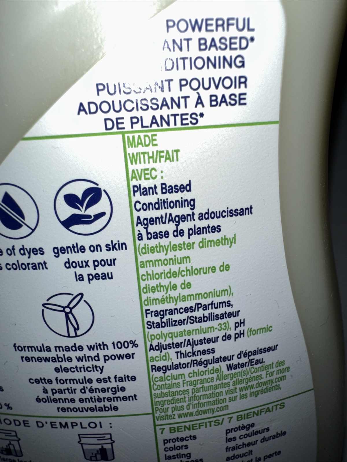 Ultra Downy Honey Lavender💜Nature Blends Plant Based Fabric Conditioner 44fl.oz