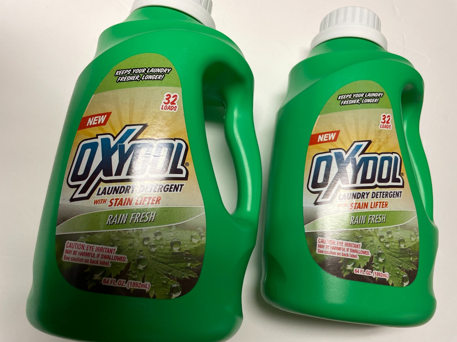 (2) Oxydol rain Fresh Laundry Detergent 32 Fl. Oz. 10 Loads Discontinued