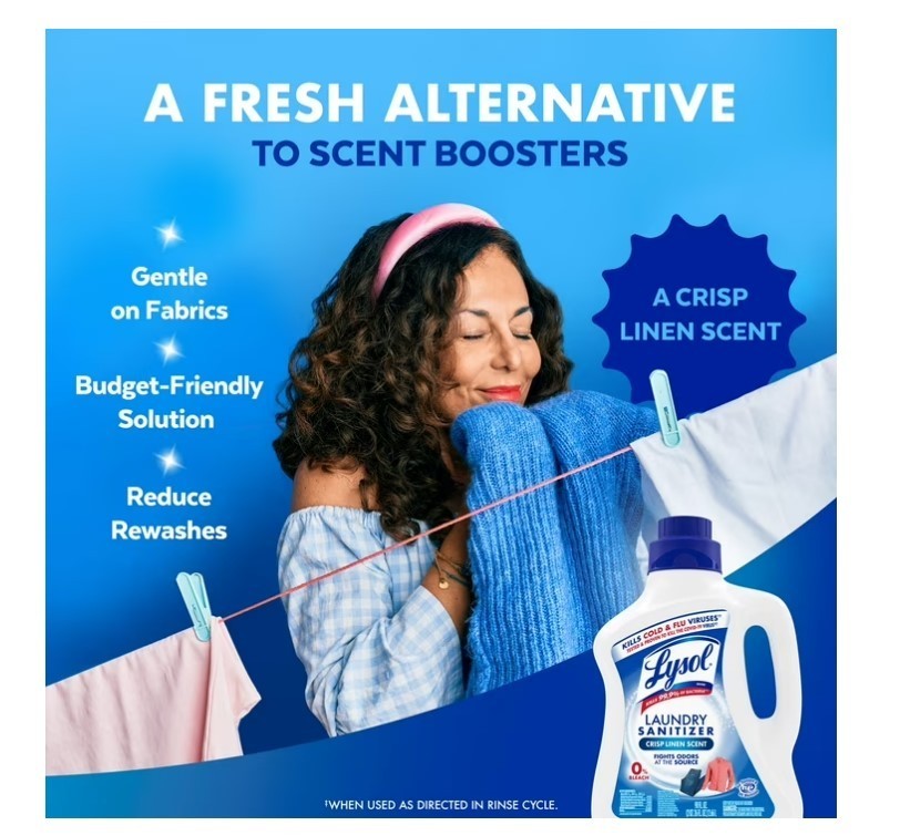 [BIG SALE] Laundry Sanitizer Crisp Linen 90 Oz Fabric Sanitizer
