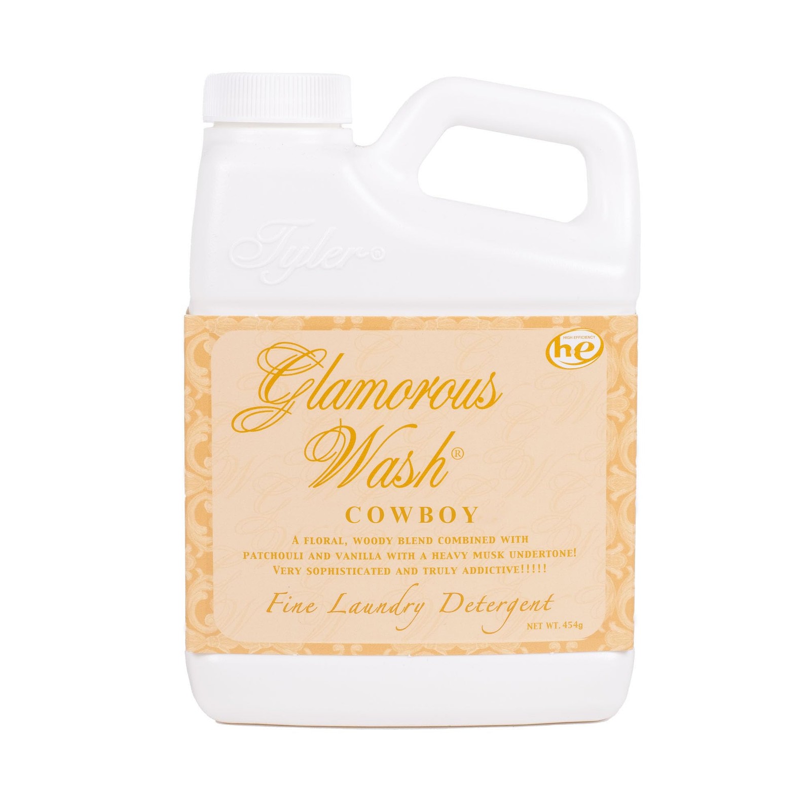 Tyler Candle Cowboy Laundry Detergent 16 Oz Phosphate Free Fine Fabrics