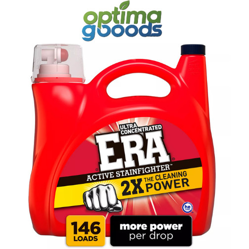 Era Active Stainfighter Laundry Detergent 200 fl oz 146 Loads Liquid Soap.
