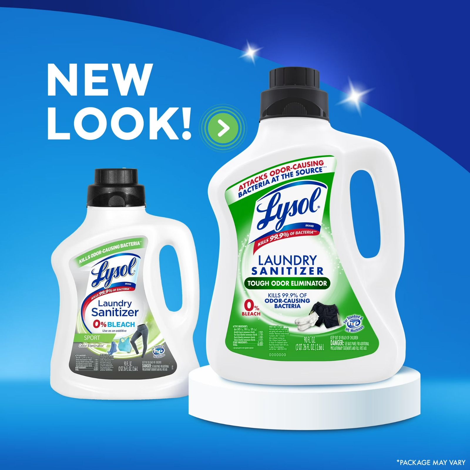 Lysol Tough Odor Eliminator Laundry Sanitizer Additive, , 0% Bleach, Eliminates