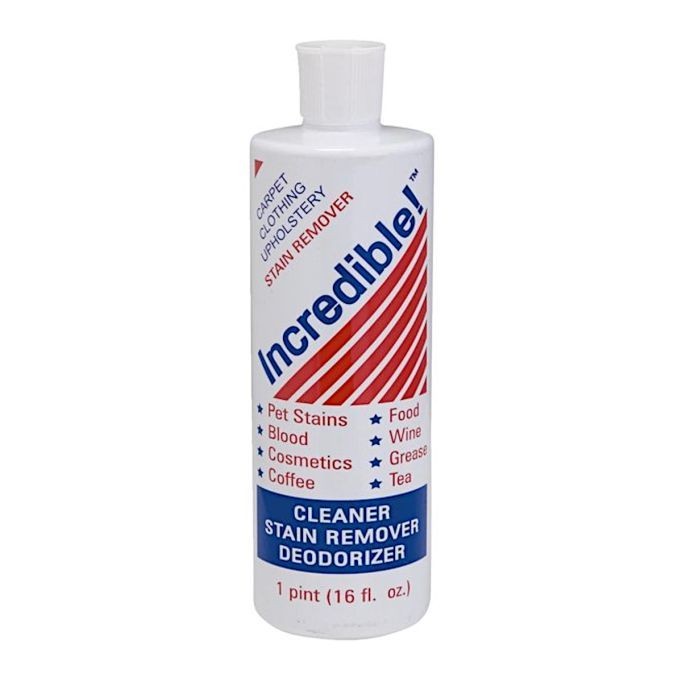 NEW INCREDIBLE Stain Remover 16 Fl Oz Carpet Clothing Upholstery Cleaner 1 Pint