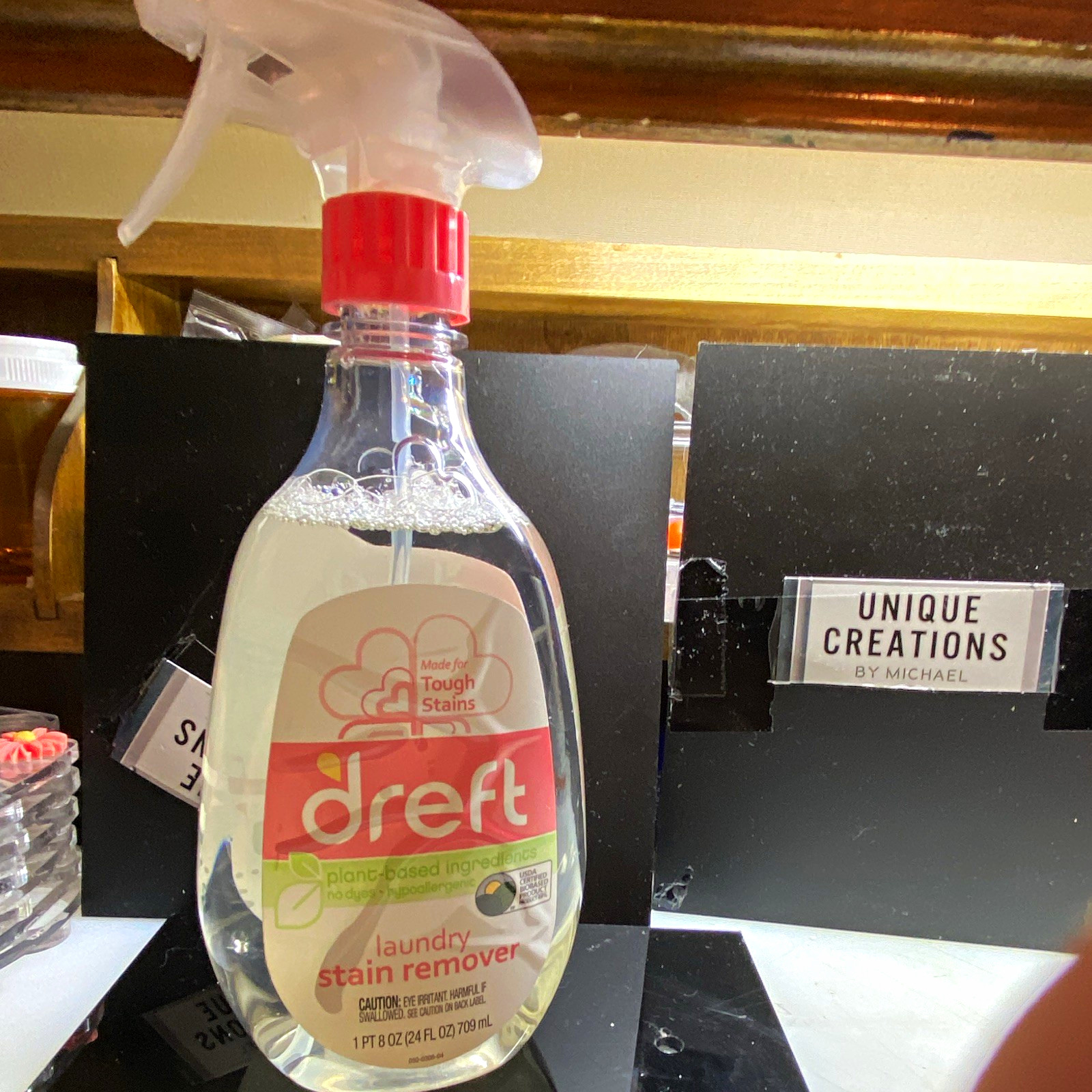 Dreft Laundry Stain Remover Spray 24 fl oz Hypoallergenic Plant-Based Unscented