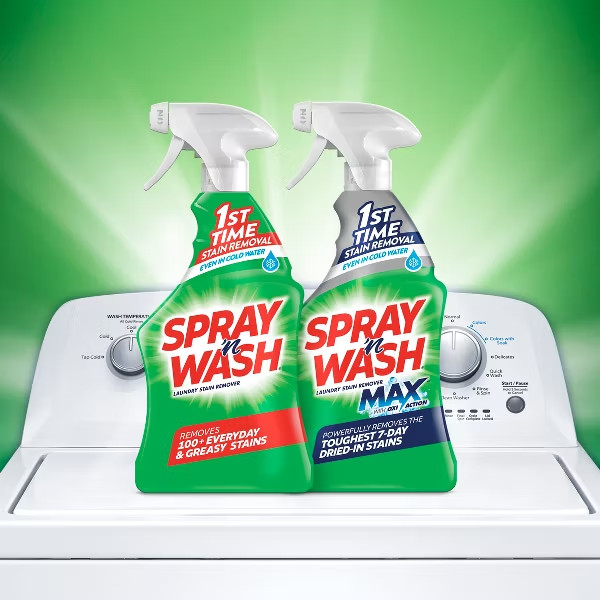 Spray ‘n Wash Max – Trigger 22oz: Stain Remover, Bleach-Free, Fresh Scent
