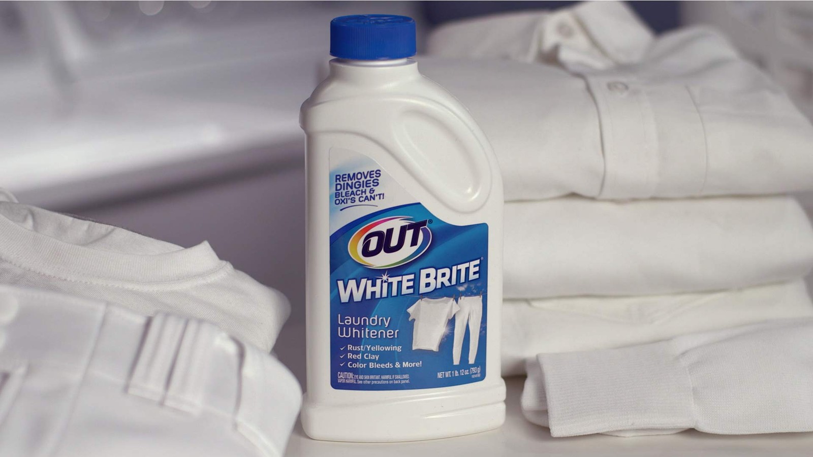 OUT White Brite Laundry Whitener and Multipurpose Rust 28 Ounce (Pack of 2)
