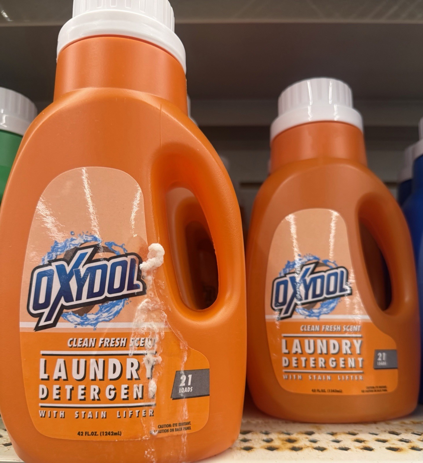 Oxydol Liquid Laundry Detergent 21 Loads With Stain Lifter, Clean/Rain Fresh
