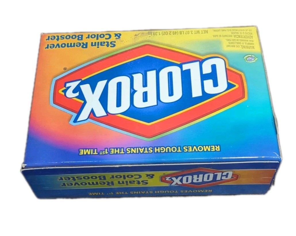 Clorox 2 Powder Original Stain Remover & Color Booster 3.07 lb Rare HTF