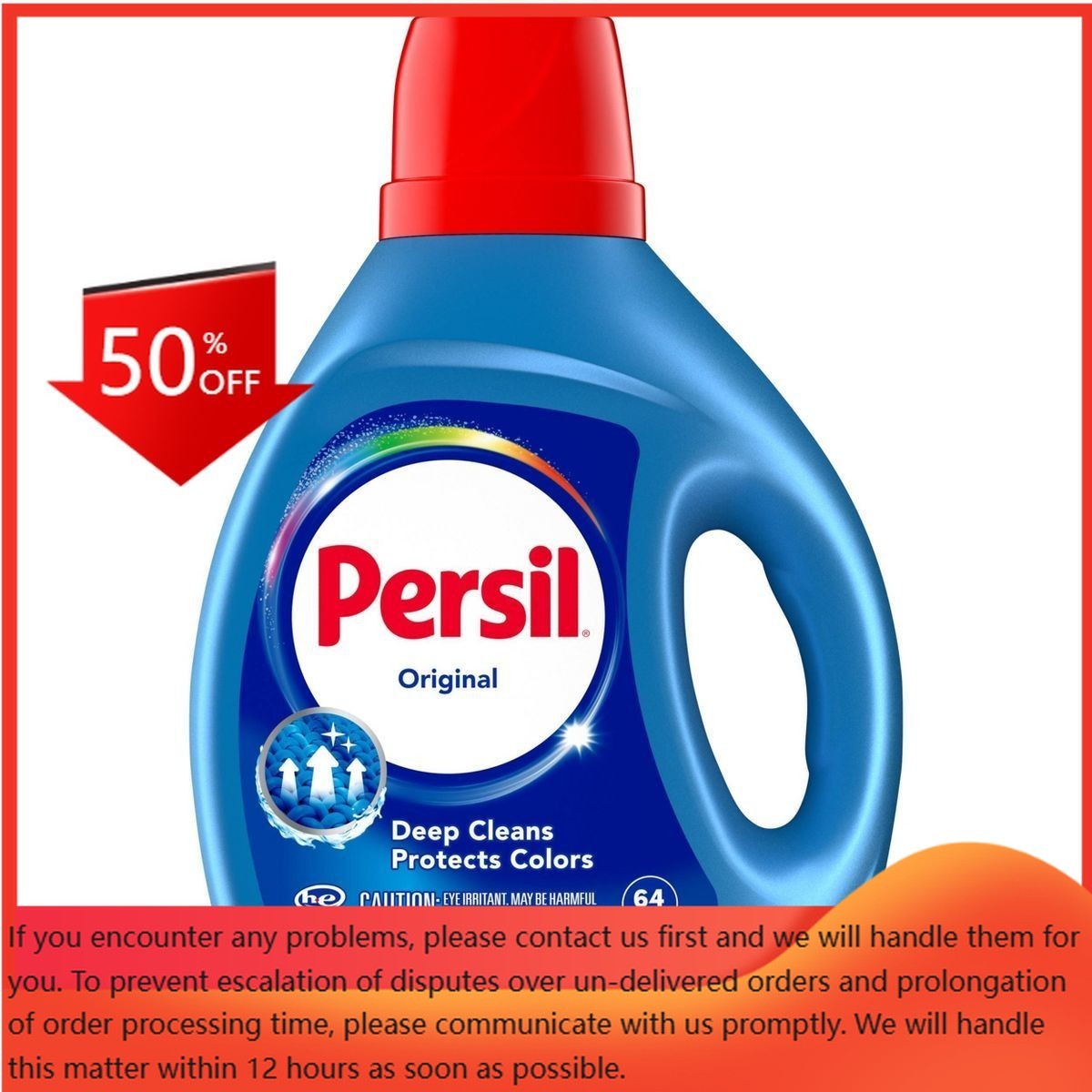 Persil Original HE Deep Cleaning Concentrated Liquid Detergent 64 Loads-84 fl oz