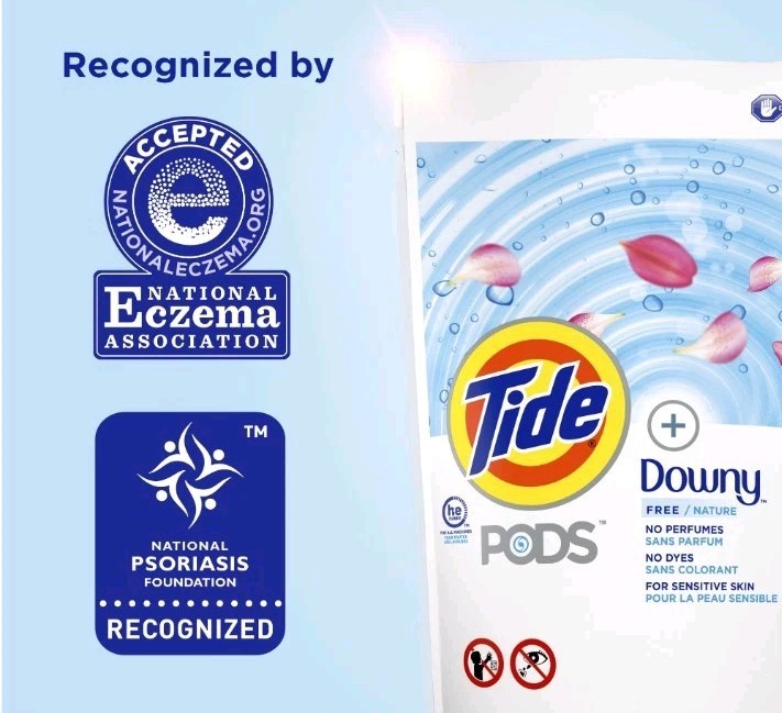TIDE + DOWNY Free Pods Laundry Detergent Soap 26 Pacs Sensitive Skin No Perfumes