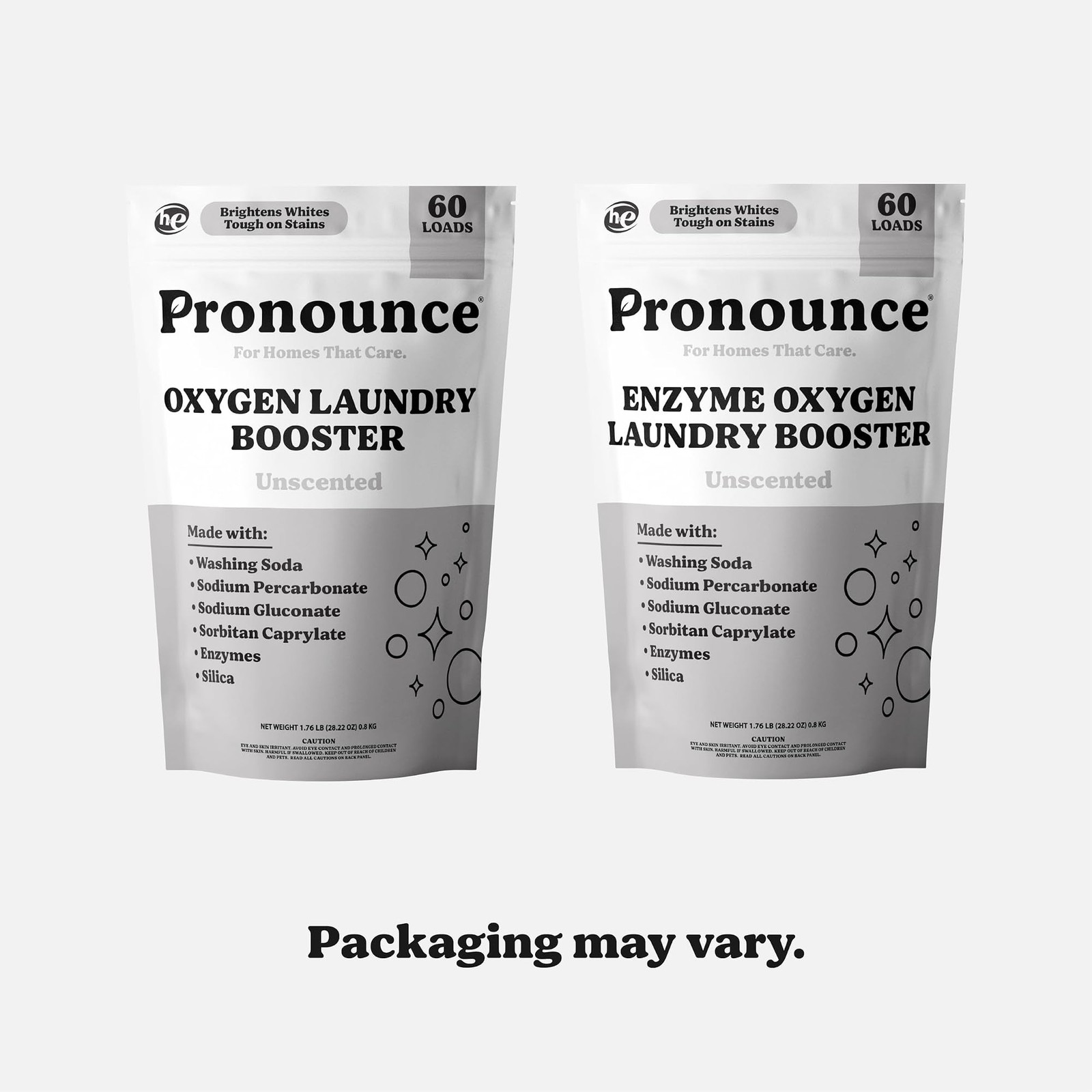 Pronounce Enzyme Oxygen Laundry Booster – Brightens White & Tough on Stains, …