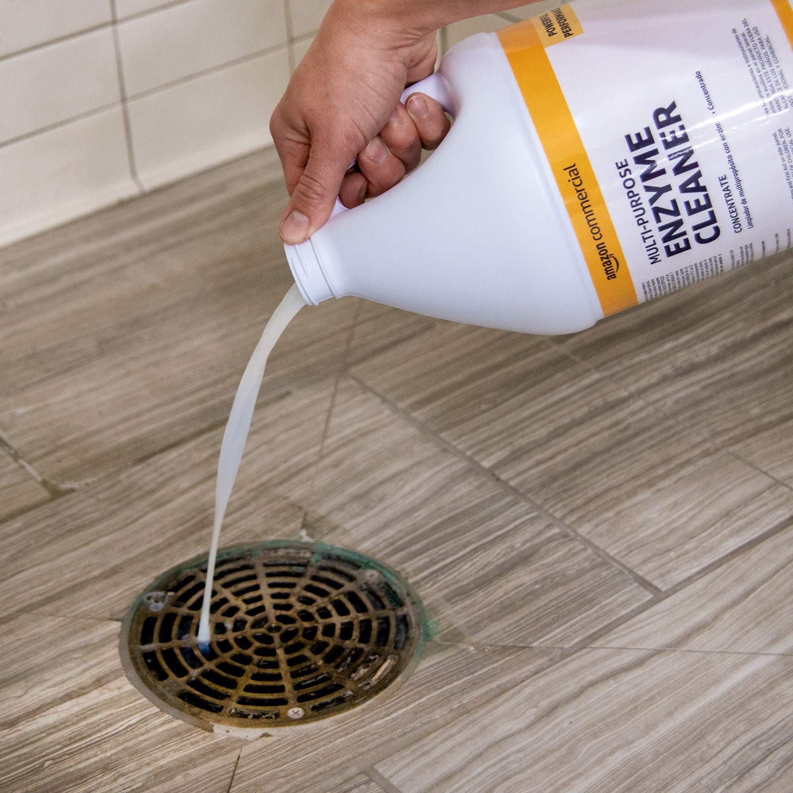 AmazonCommercial Multi-Purpose Enzyme Cleaner, Stain & 128 Fl Oz (Pack of 1)