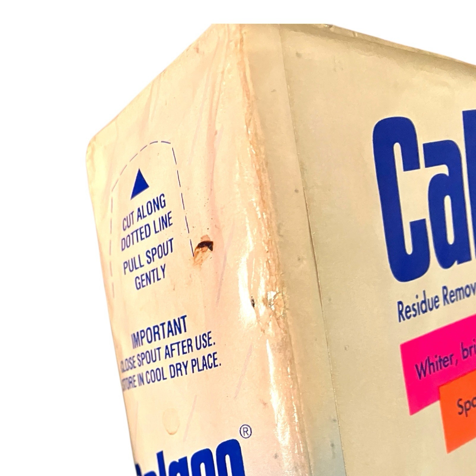 Calgon Water Softener Loose Powder Box 40 Oz 2.8 Lbs Discontinued