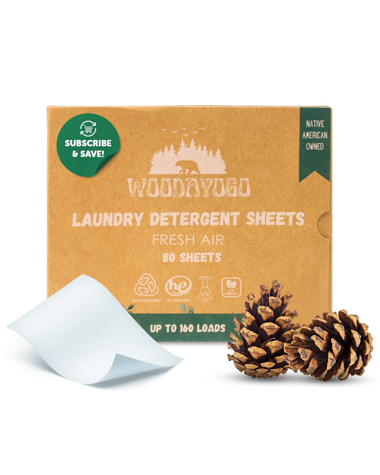 Laundry Detergent Sheets – Eco-Friendly, Hypoallergenic, Plant-Based Detergen…