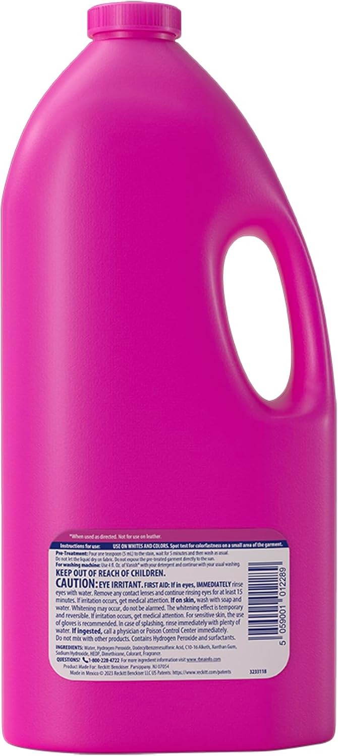 Vanish Pink Liquid Color Bleach Free Stain Remover 1750ML