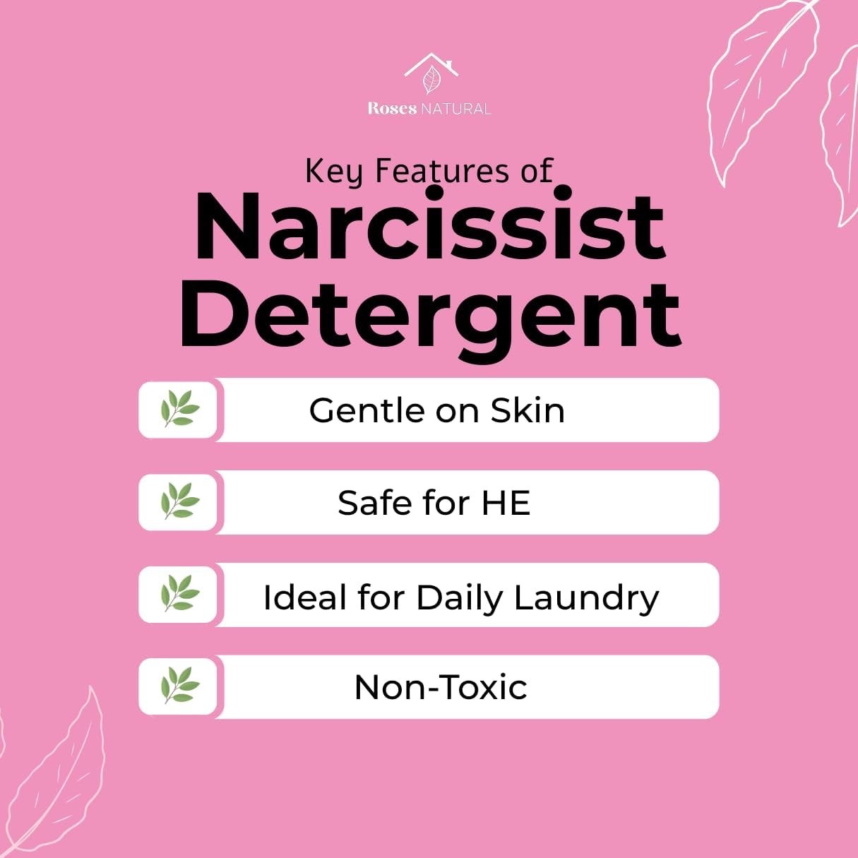 Narcissist 3-in-1 Laundry Detergent, Super Concentrated, All-Natural