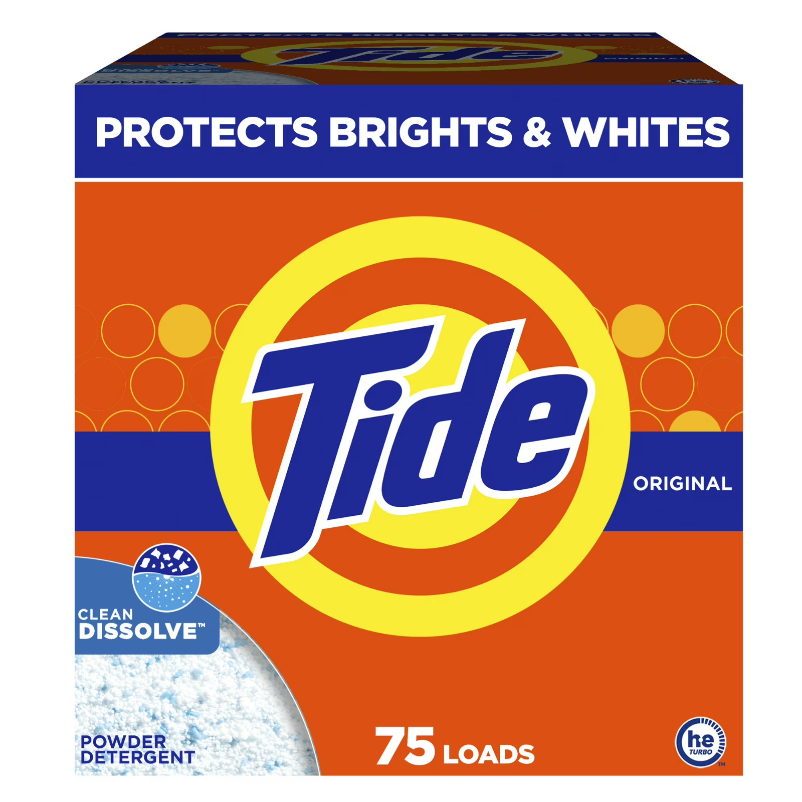 x3 Tide Original Scent Powder Laundry Detergent 85 oz 75 Loads Regular Box