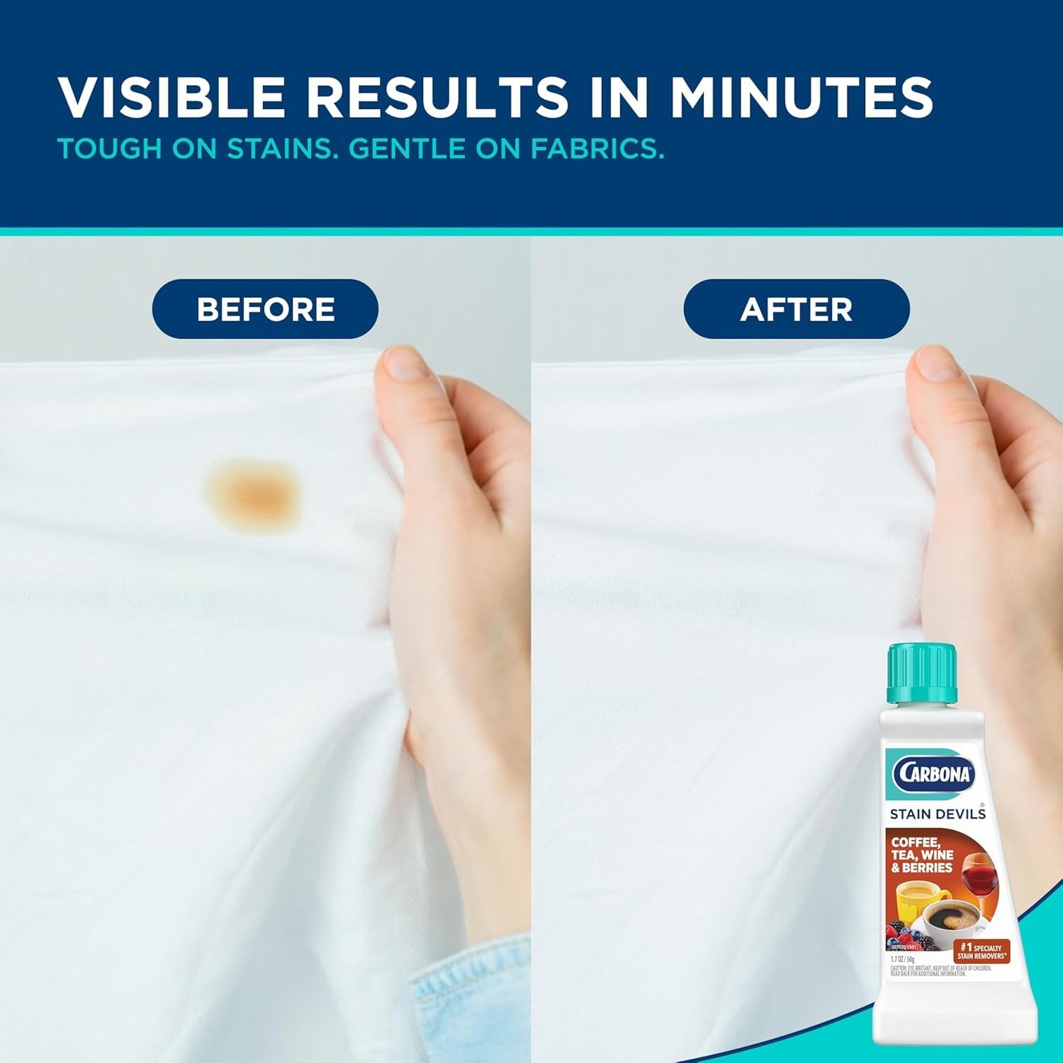 2 PCS 1.7 Fl Oz Stain Devil #8 Wine Tea Coffee Juice Remover Laundry Wash