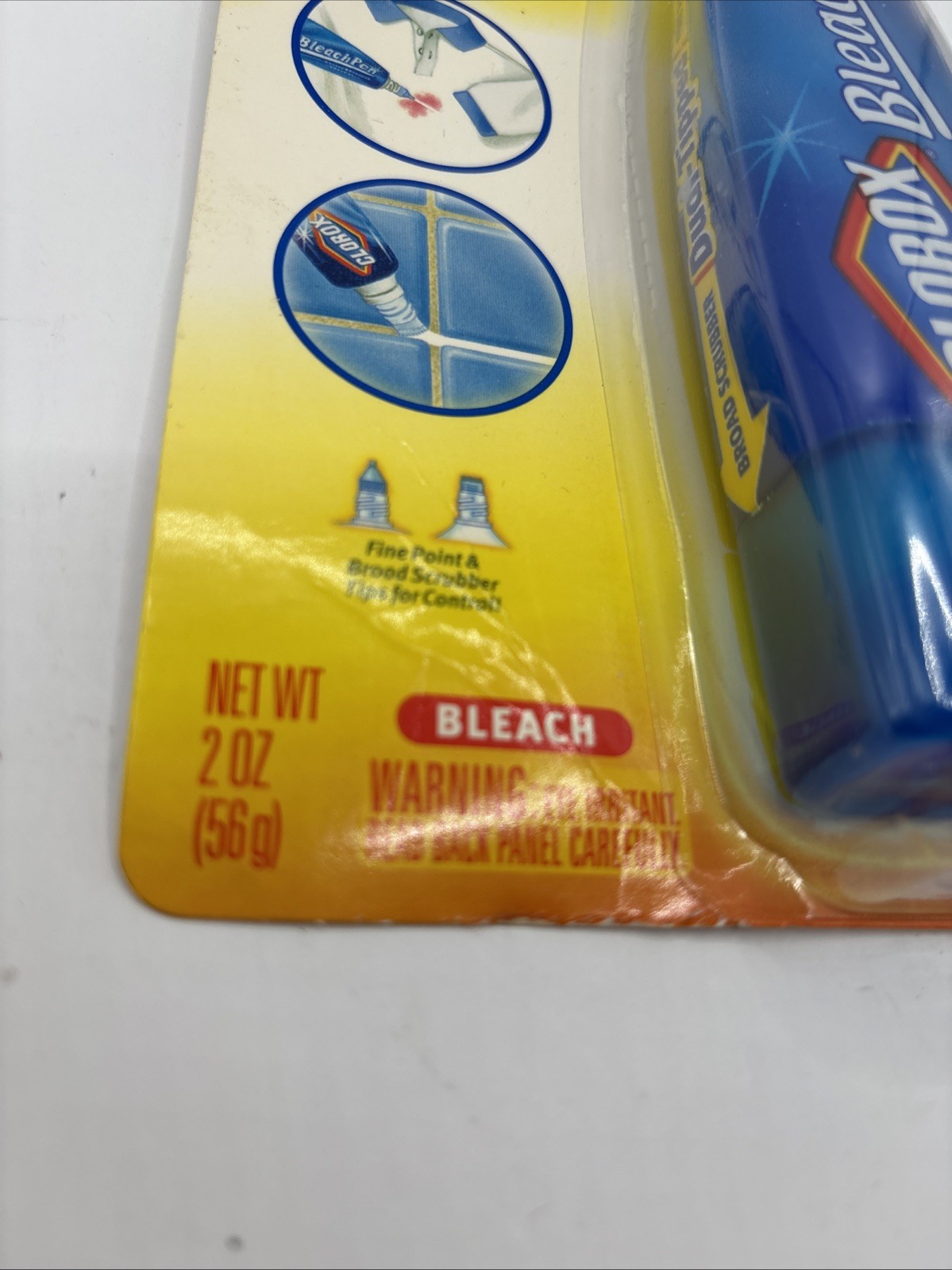Clorox Bleach Pen Gel Dual Tipped 2 oz Discontinued 2002 NEW SEALED