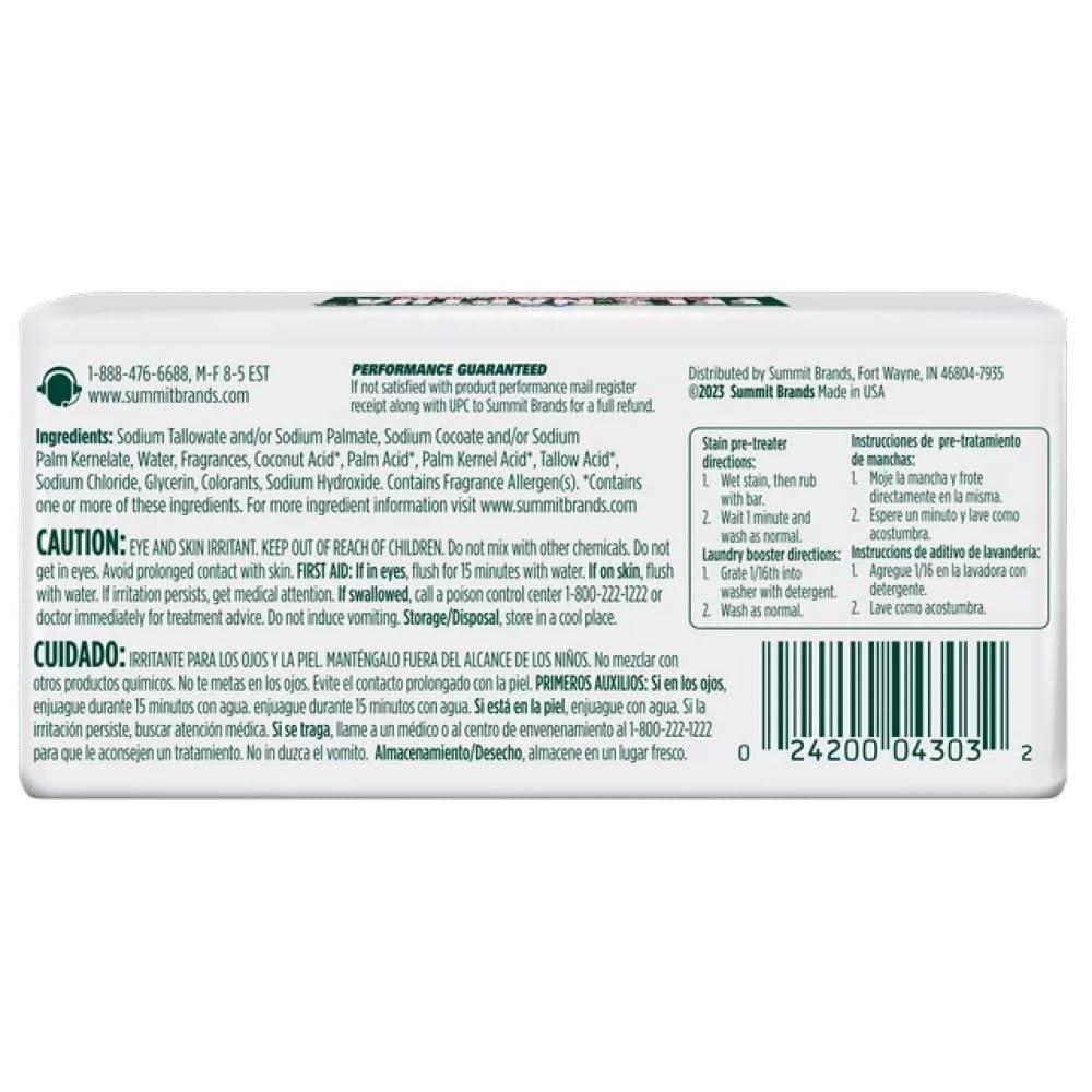 Laundry Soap & Stain Remover Bar – Pack of 12, Natural Cleaning Solution