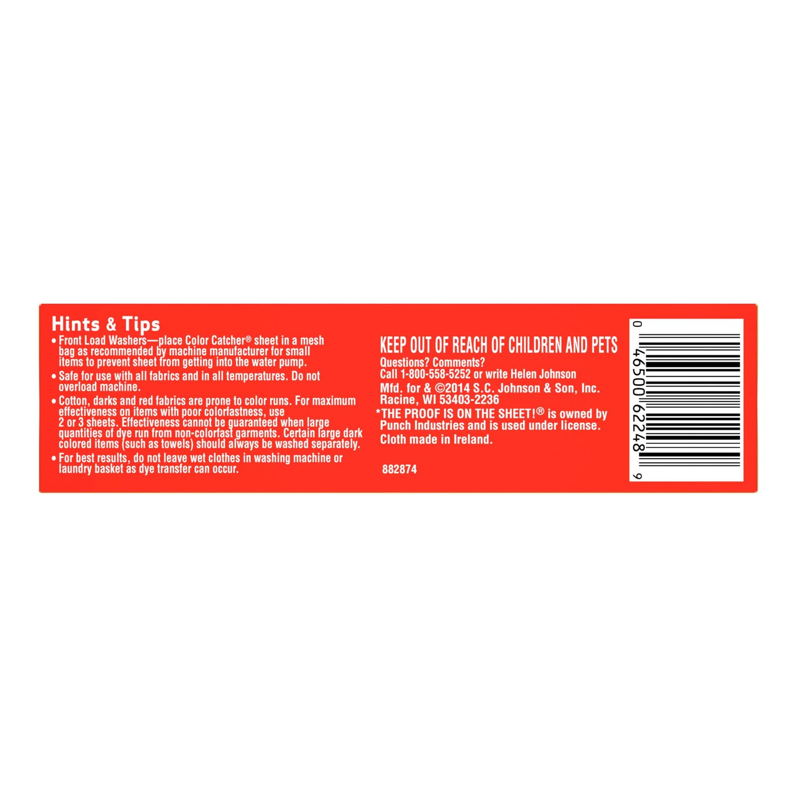 Shout Color Catcher Sheets for Laundry, Allow Mixed 24 Count (Pack of 2), Red