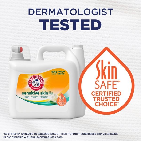 Hypoallergenic Fresh Scent for Sensitive SkinHE Liquid Laundry Detergent170Loads