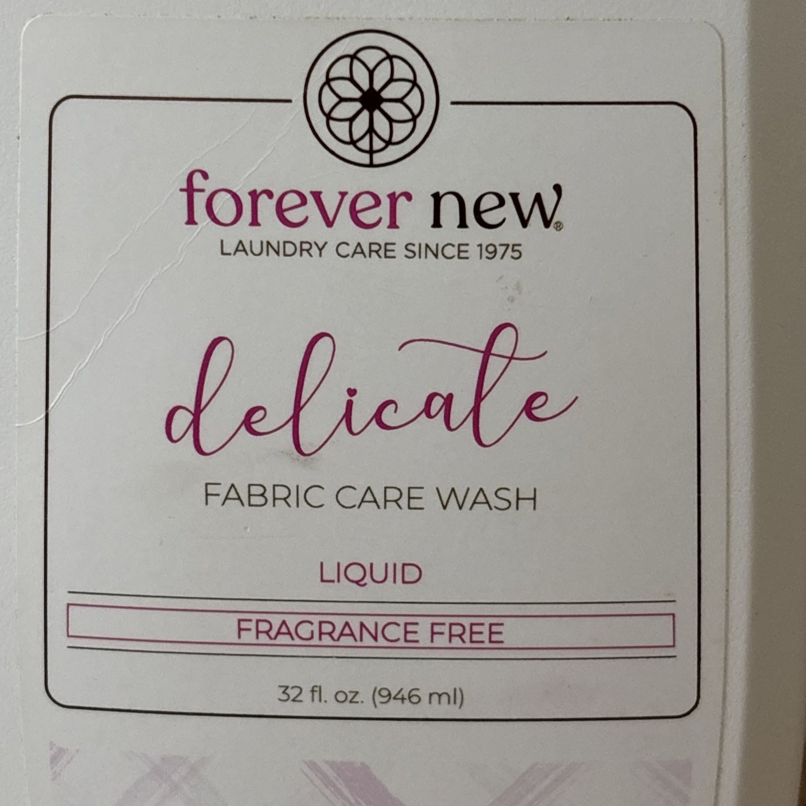 FOREVER NEW Liquid Detergent Delicate Laundry Fabric Care Wash Fragrance Free