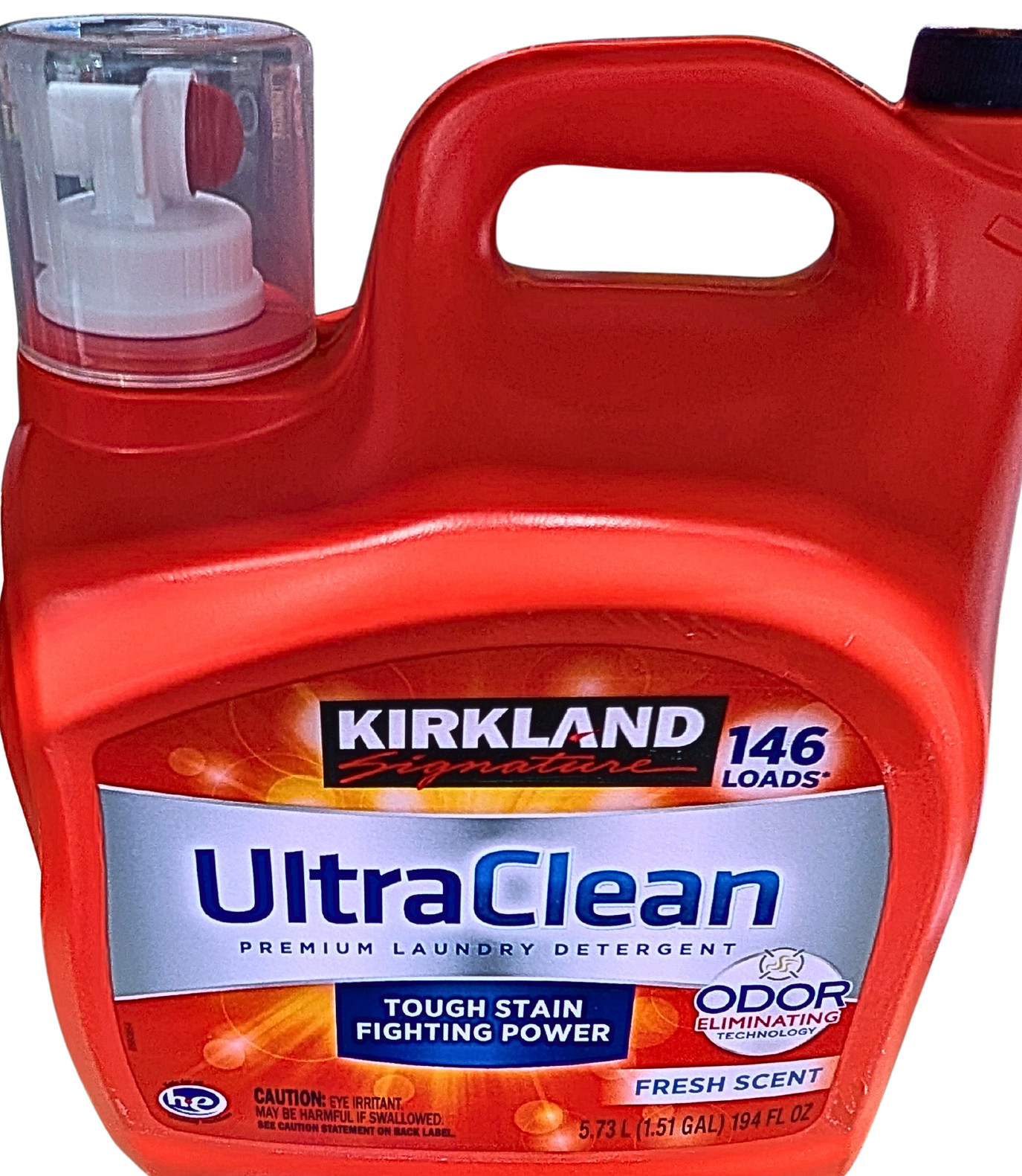 Kirkland Signature Ultra Liquid HE Detergent Fresh Scent 194 Ounce 146 Loads