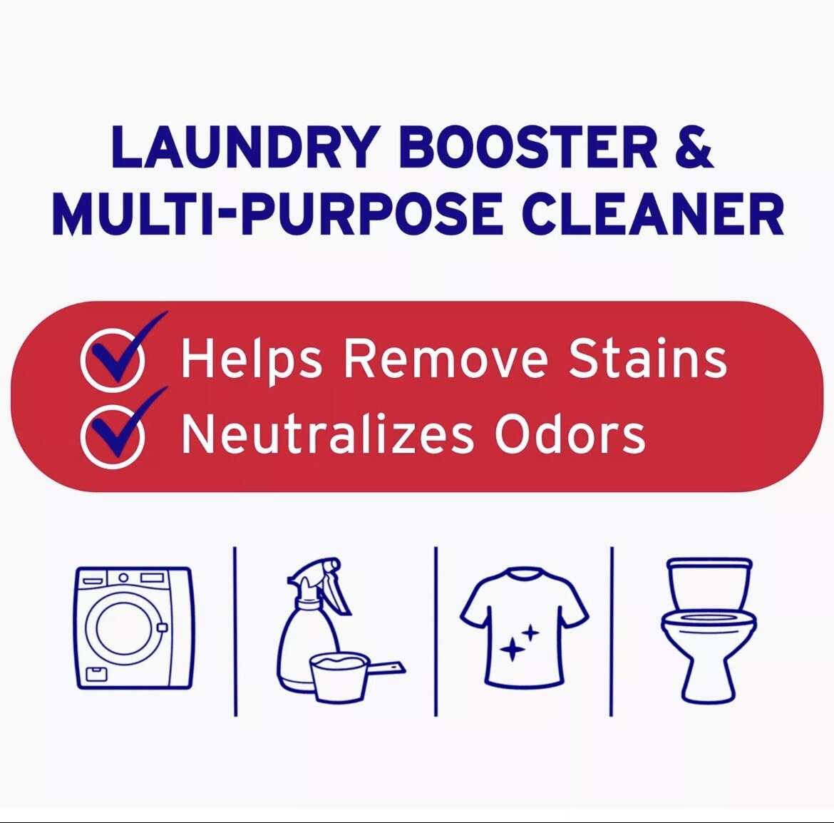 20 Mule Team Detergent Booster – Pack of 4 65 Oz (260 Oz Total) – Fast Ships Now