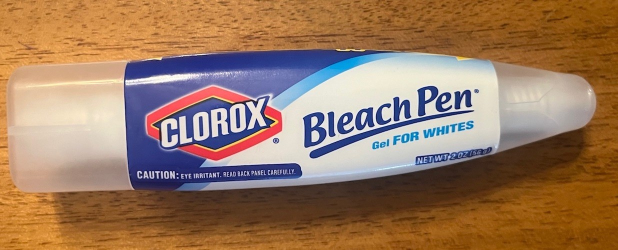 Clorox Bleach Pen Gel Dual Tipped Scrubber Point Tip Discontinued 2.0 oz