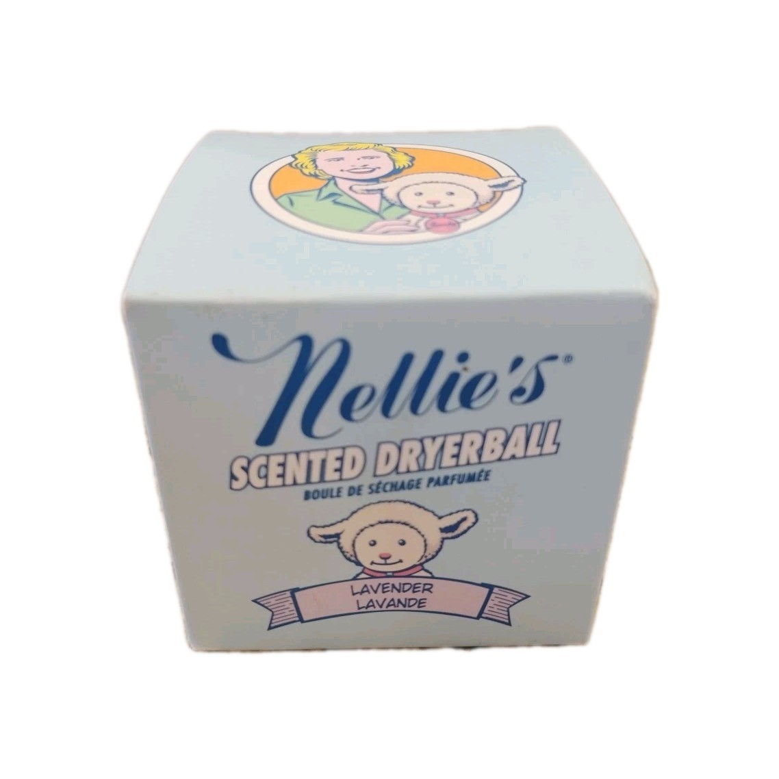 Nellie’s Scented Wool Dryerball – Lavender Scented – Made with 100% Pure New