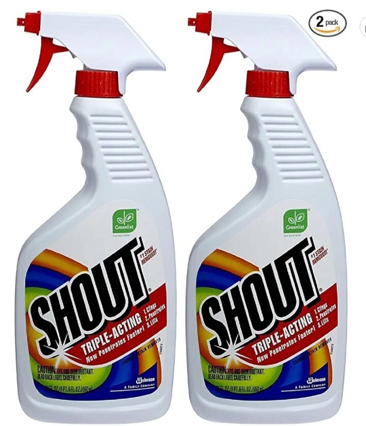 (2 Pack) Shout Laundry Stain Remover – 22fl oz