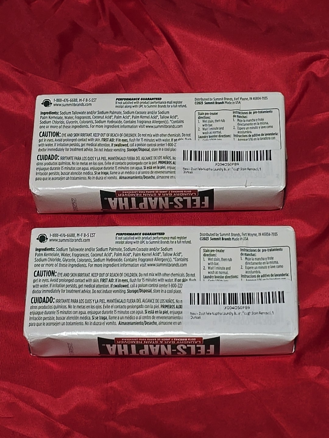 Fels-Naptha Laundry Bar Stain Remover 5 Oz. – Pack of 6