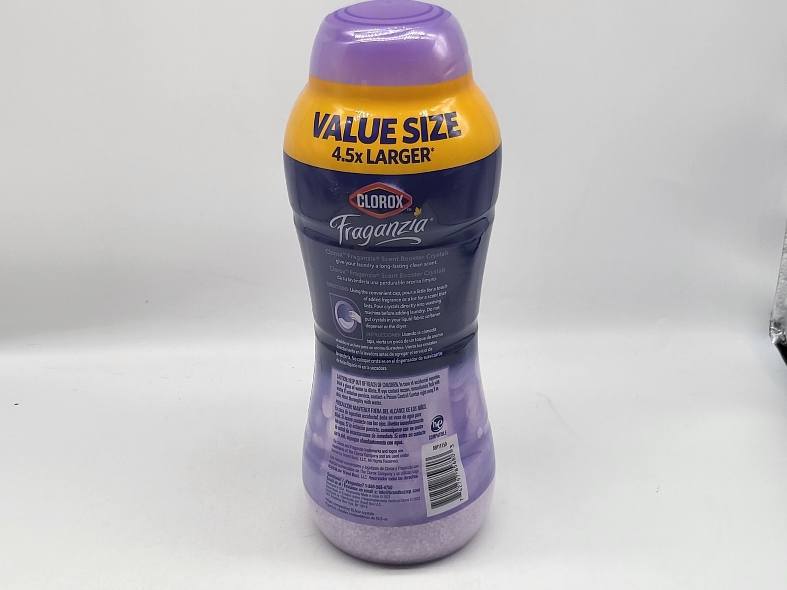 Clorox Fraganzia VALUE SIZE 70oz In-Wash Scent Booster Crystals Lavender Scent