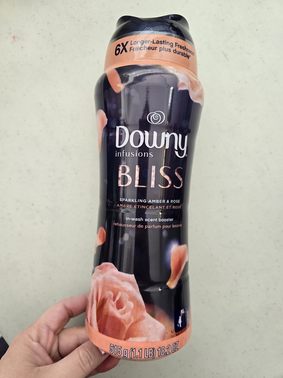 Downy Infusions Bliss Laundry Scent Booster Beads, Amber and Rose, 18.2 oz