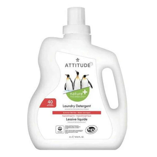 Attitude, Laundry Detergent Summer Berries, 67.6 Oz