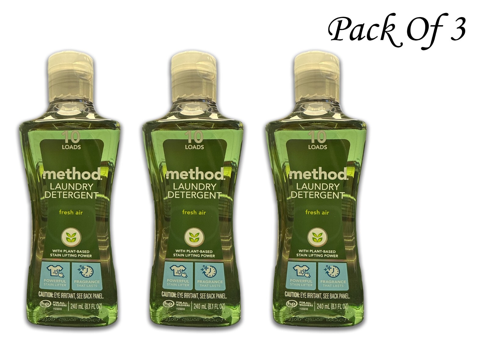 method fresh air laundry detergent 8.1 fl oz (Pack Of 3)