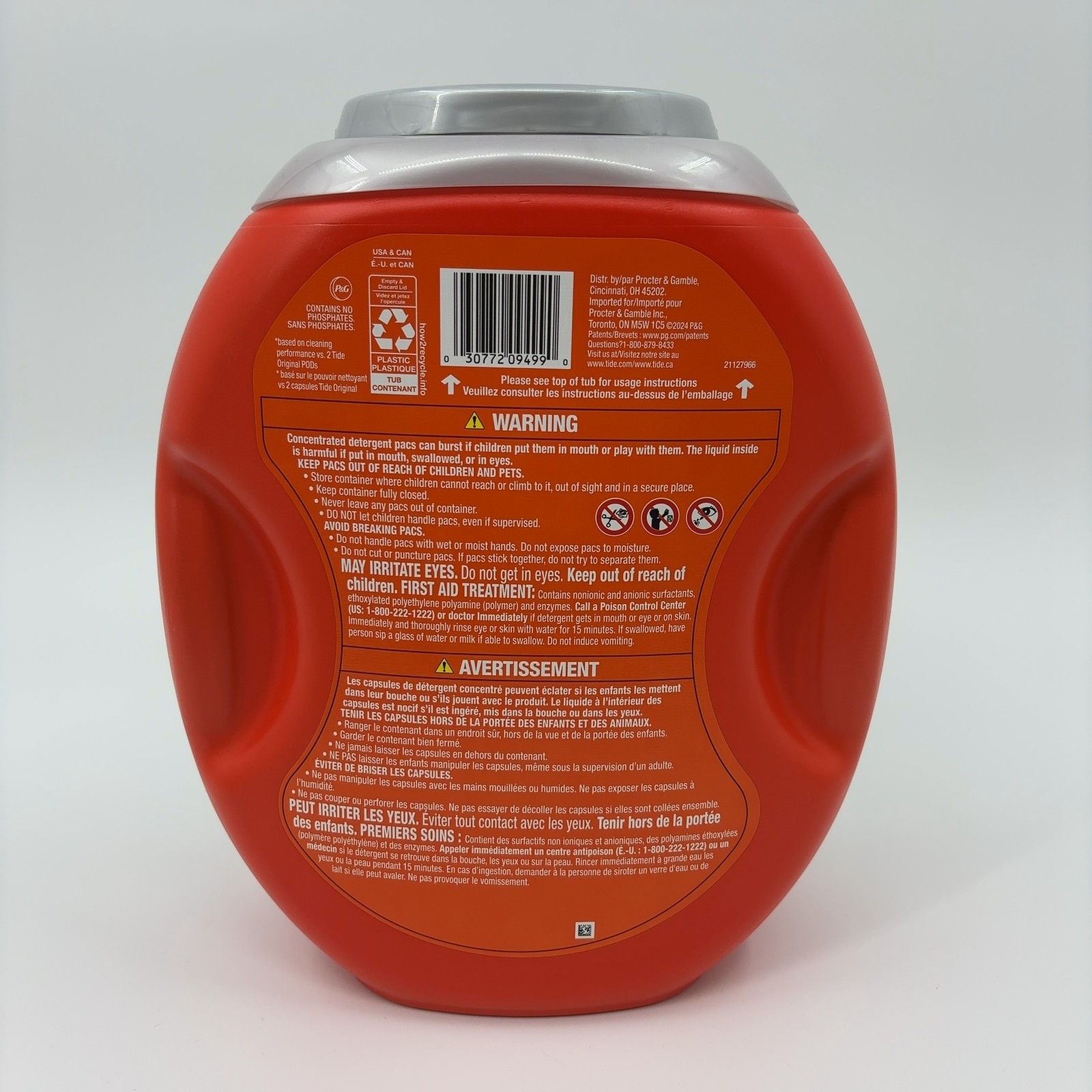 Tide Power Pods w/ Febreze Botanical Rain Laundry Detergent Pacs 45 Count