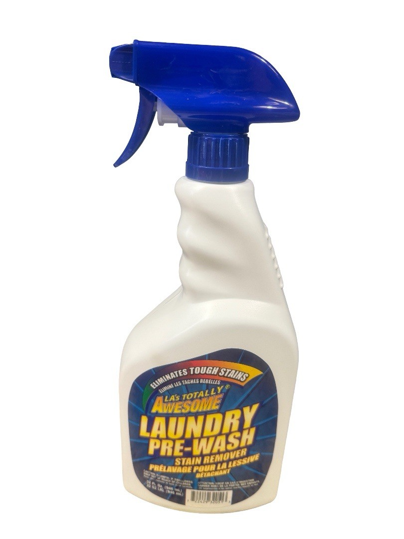 4 PACK- LA’s Totally Awesome Laundry Pre-Wash Stain Remover Spray 32 Fl. Oz.